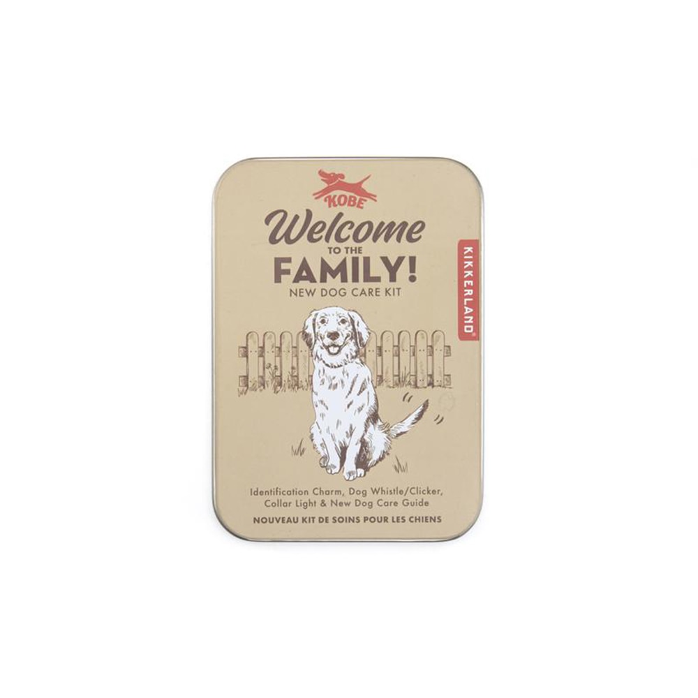 Kikkerland, Pet Accessories, Gifts, Welcome to the Family, Dog Kit, 517196